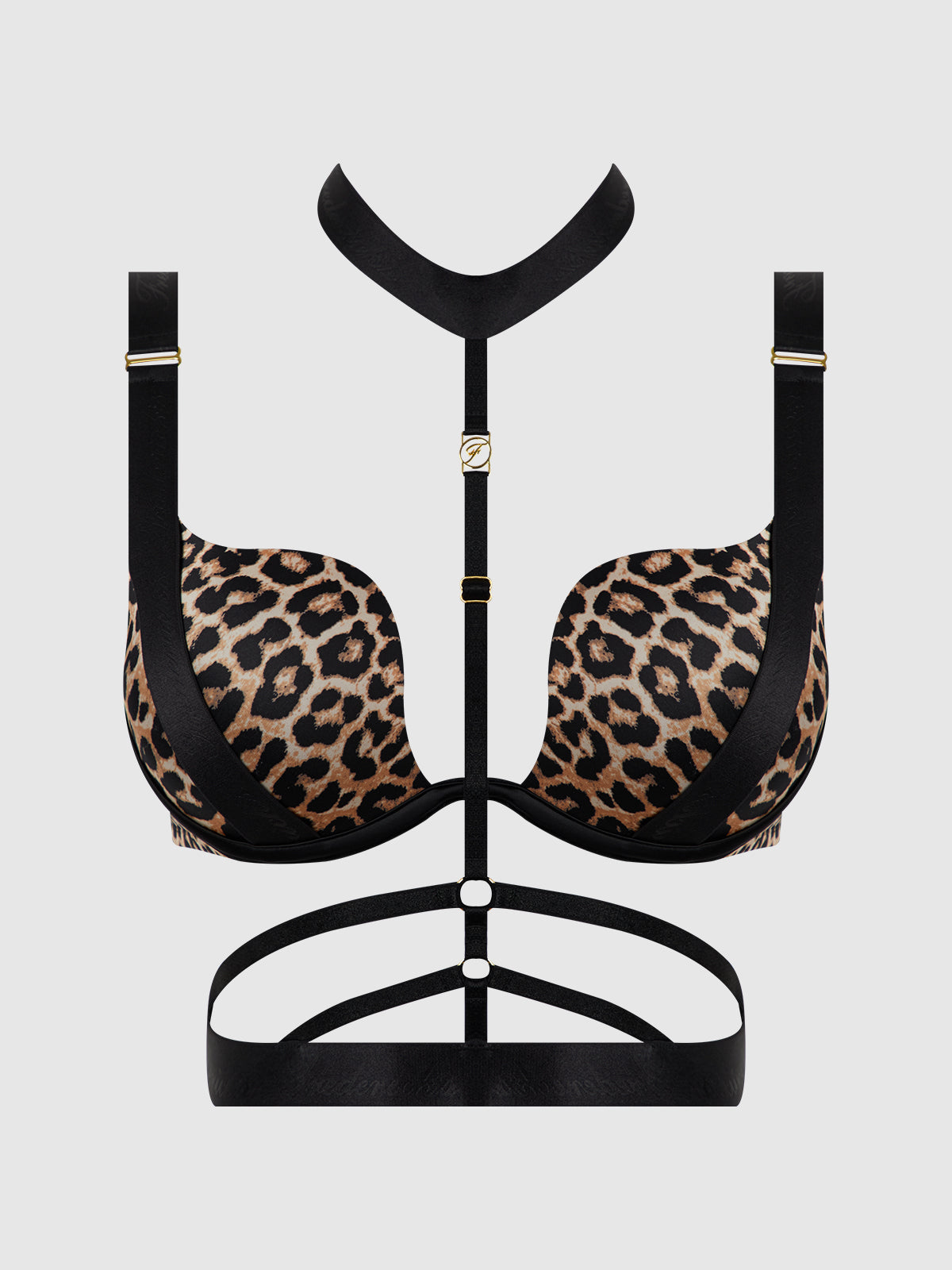 Raven Convertible Rising Star Push Up Plunge Bra - Frederick's of Hollywood