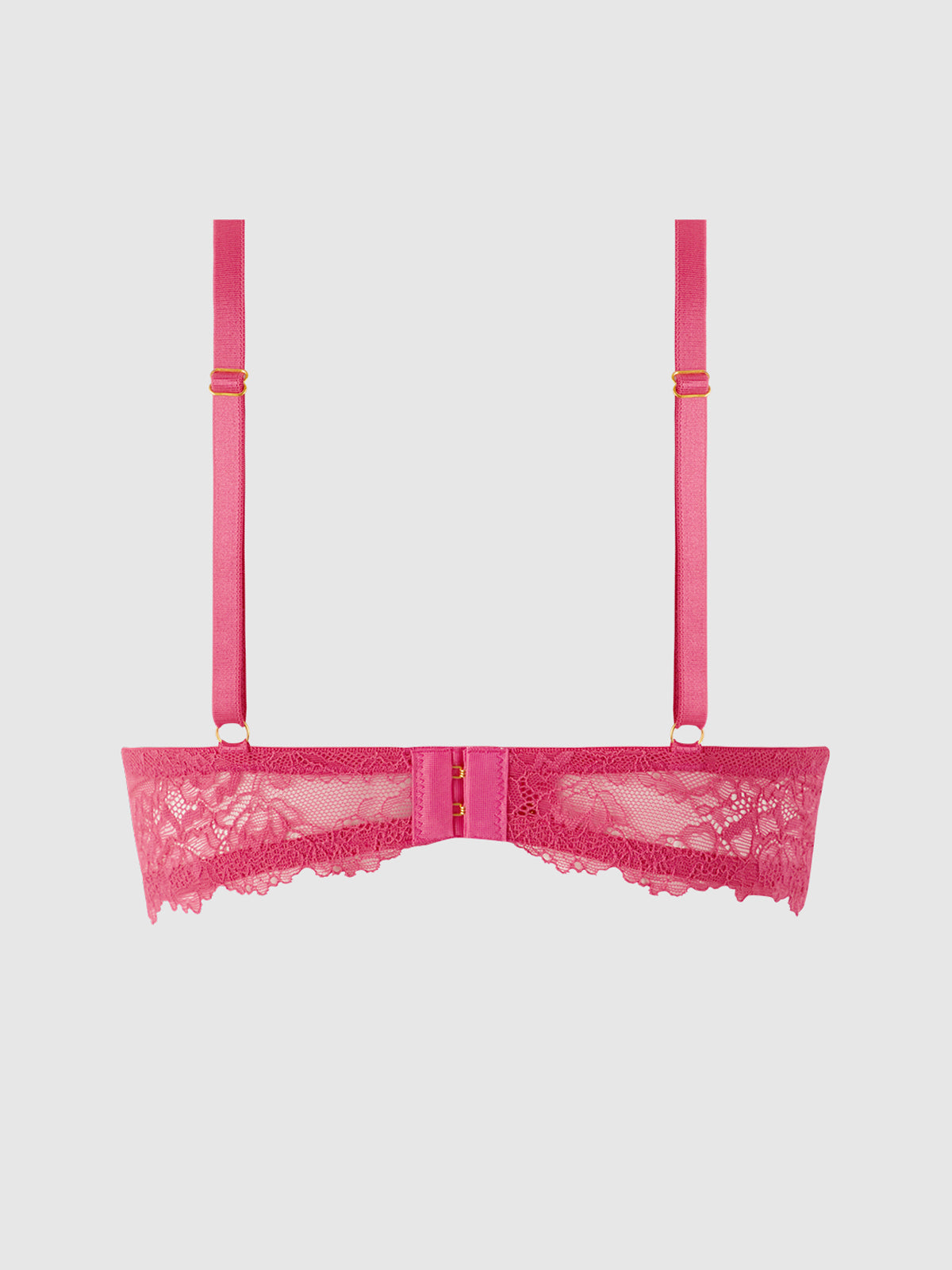 Elizabeth Lace & Rhinestone Push Up Demi - Frederick's of Hollywood