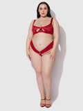Pia Unlined Cutout Mesh Bra - Frederick's of Hollywood