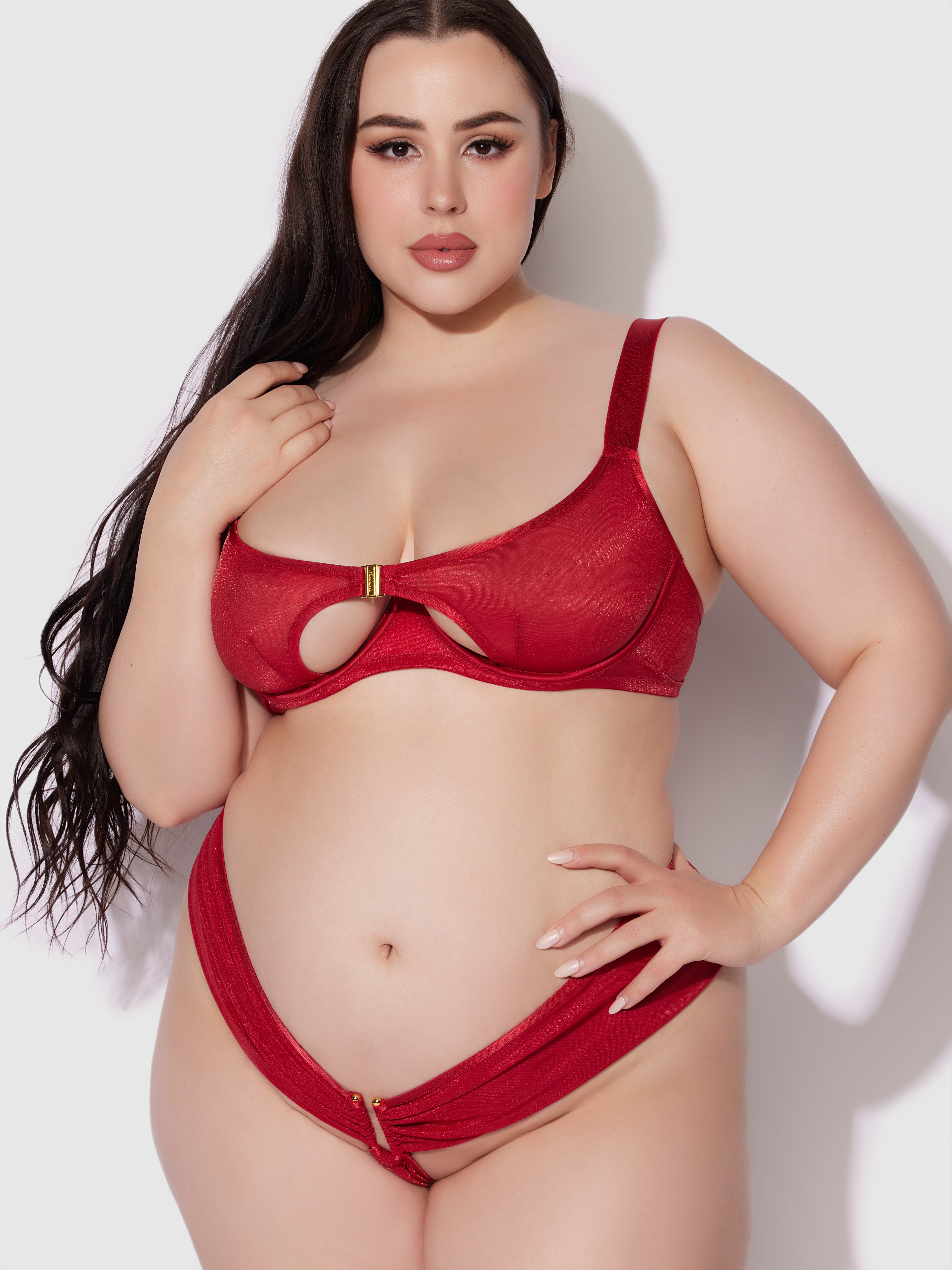 Pia Unlined Cutout Mesh Bra - Frederick's of Hollywood