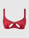 Pia Unlined Cutout Mesh Bra - Frederick's Of Hollywood