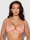 Pia Unlined Cutout Mesh Bra - Frederick's Of Hollywood