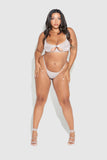 Pia Unlined Cutout Mesh Bra
