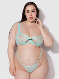 Pia Lace Unlined Cutout Open Bra - Frederick's of Hollywood