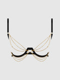 Maeve Chain Open Cup Underwire Bra - Frederick's of Hollywood