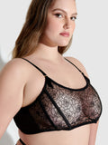 Melrose Embroidered Garter Bralette - Frederick's of Hollywood