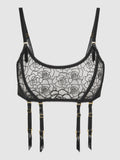 Melrose Embroidered Garter Bralette - Frederick's of Hollywood