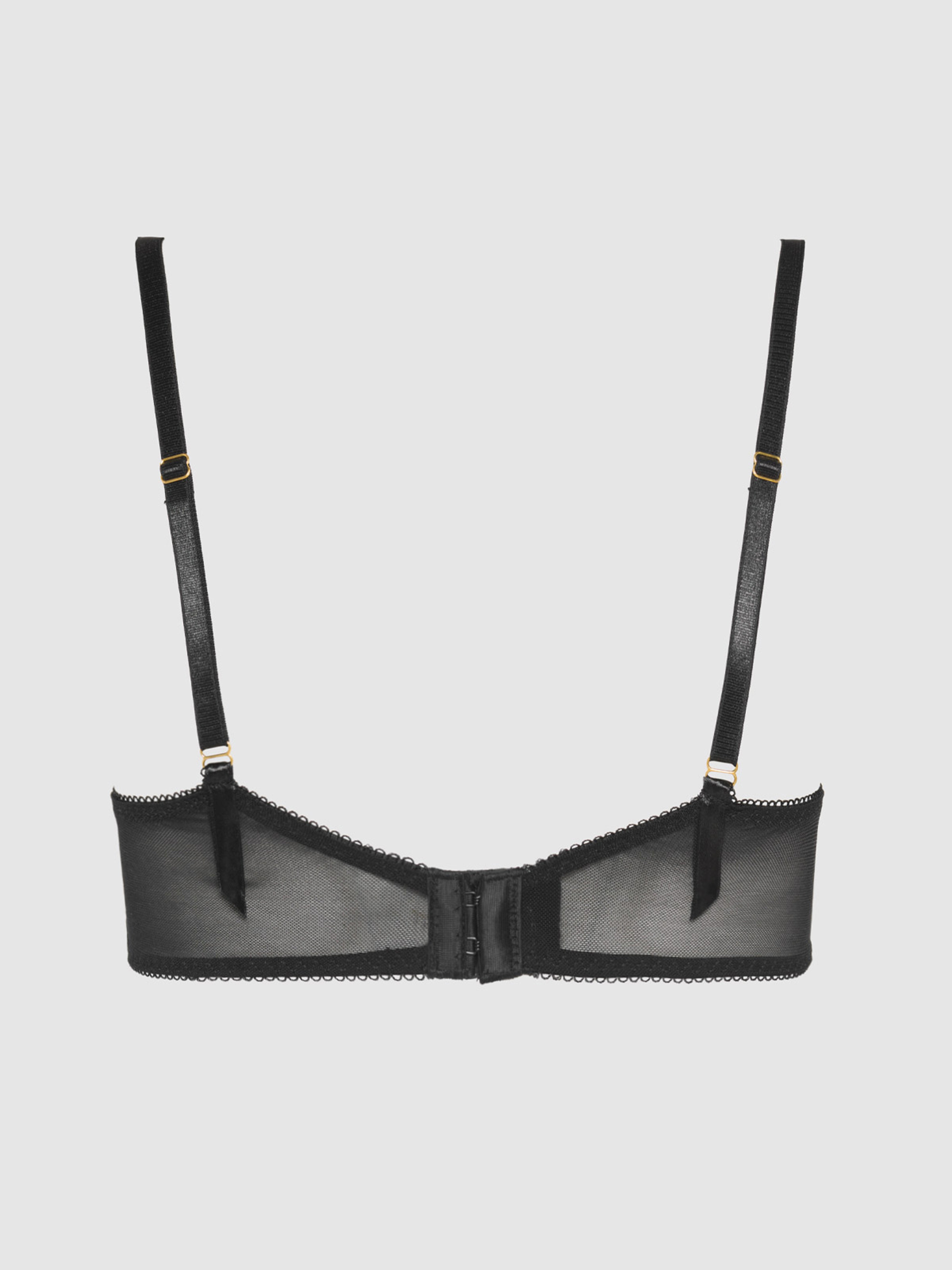 Melrose Embroidered Garter Bralette - Frederick's of Hollywood