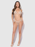 Pearl Bralette With Multi Sized Pearls - Frederick's of Hollywood