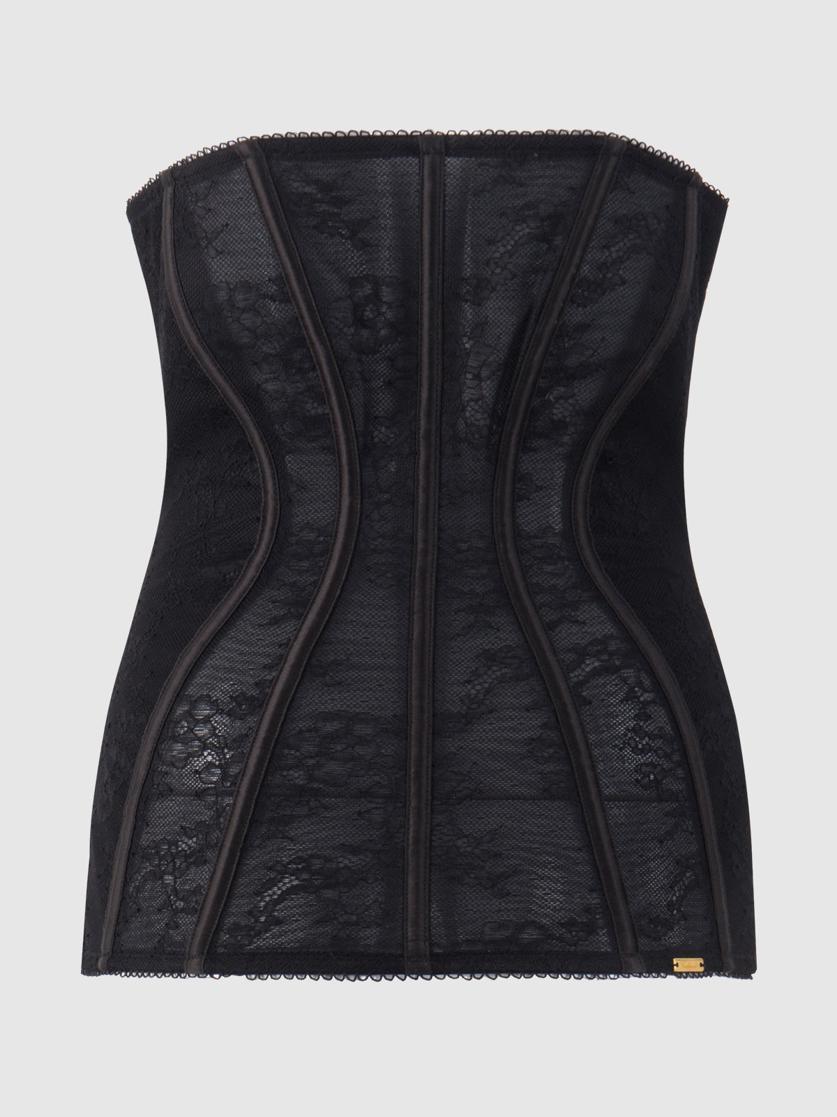 Luella Lace Straight Top Corset - Frederick's Of Hollywood