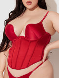 Petra Swirl Plunge Push Up Bustier - Frederick's of Hollywood