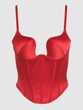 Petra Swirl Plunge Push Up Bustier - Frederick's of Hollywood