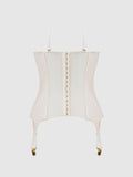 Rosalind Satin & Lace Underwire Lace Cup Corset - Frederick's of Hollywood
