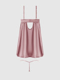 Petra Satin & Mesh Unlined Corset Cup Babydoll - Frederick's of Hollywood