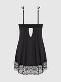 Neev Lace Open Cup Babydoll - Frederick's of Hollywood