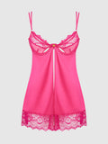 Neev Lace Open Cup Babydoll - Frederick's of Hollywood