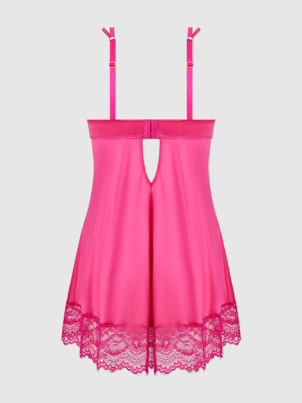 Neev Lace Open Cup Babydoll - Frederick's of Hollywood