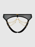 Maeve Chain & Lace Cage Back Hipster - Frederick's of Hollywood