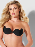 Snap Together Adhesive Bra - Black