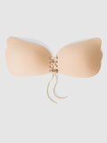 Tie Up Adhesive Bra - Latte
