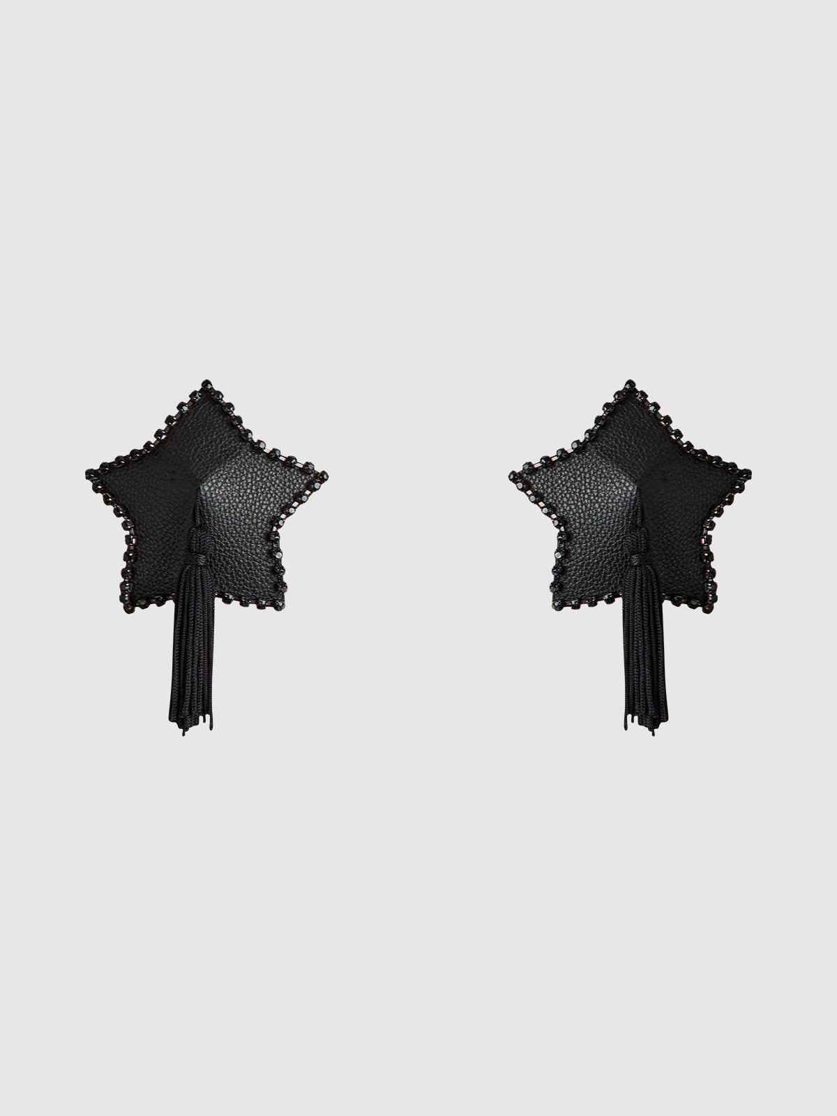 Rhinestone & Leather-Like Star Tassel Pasties - Frederick's of Hollywood