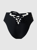 Rising Star High-Waisted Lace-Up Swim Bottom