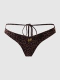 Alanza Highwaist Tie Front Swim Bottom - Frederick's of Hollywood