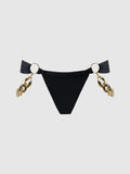 Rising Star Chain Side Thong Swim Bottom - Frederick's of Hollywood