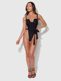 Rising Star Chain Swim One Piece - Frederick's of Hollywood