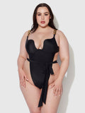Rising Star Chain Swim One Piece - Frederick's of Hollywood