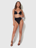 Rising Star Chain Push Up Swim Top - Frederick's of Hollywood