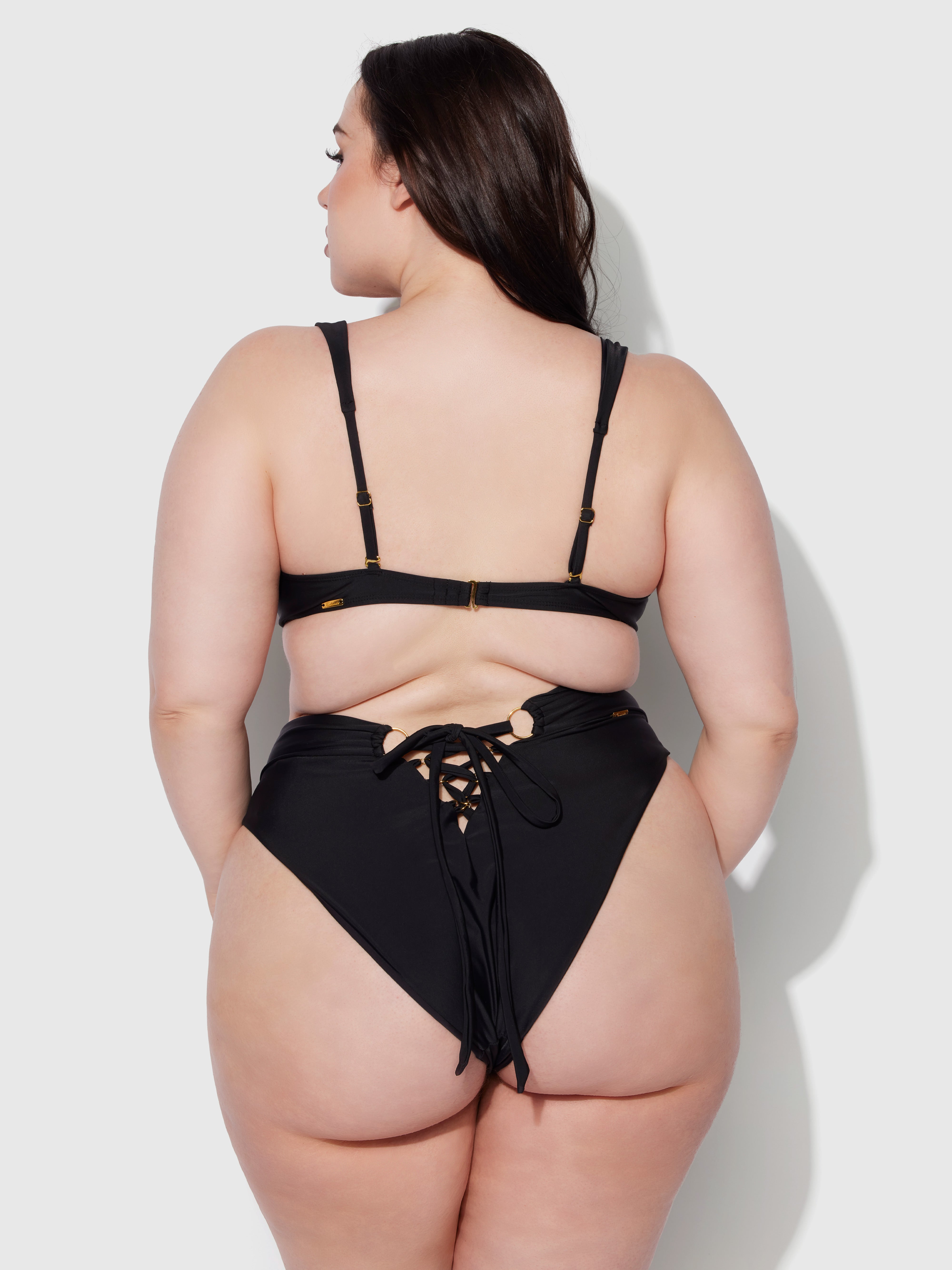 Rising Star Chain Push Up Swim Top - Frederick's of Hollywood