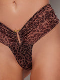 Alanza Mesh U Hook Thong Swim Bottom - Frederick's of Hollywood