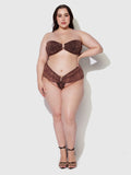 Alanza Mesh U Hook Thong Swim Bottom - Frederick's of Hollywood