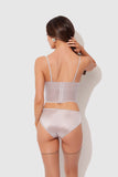Neev Oil Slick Bandeau Bustier With Garters - Frederick's of Hollywood