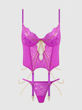 Arianna Lace & Chains Bustier - Frederick's of Hollywood