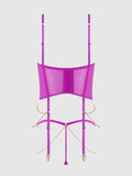 Arianna Lace & Chains Bustier - Frederick's of Hollywood