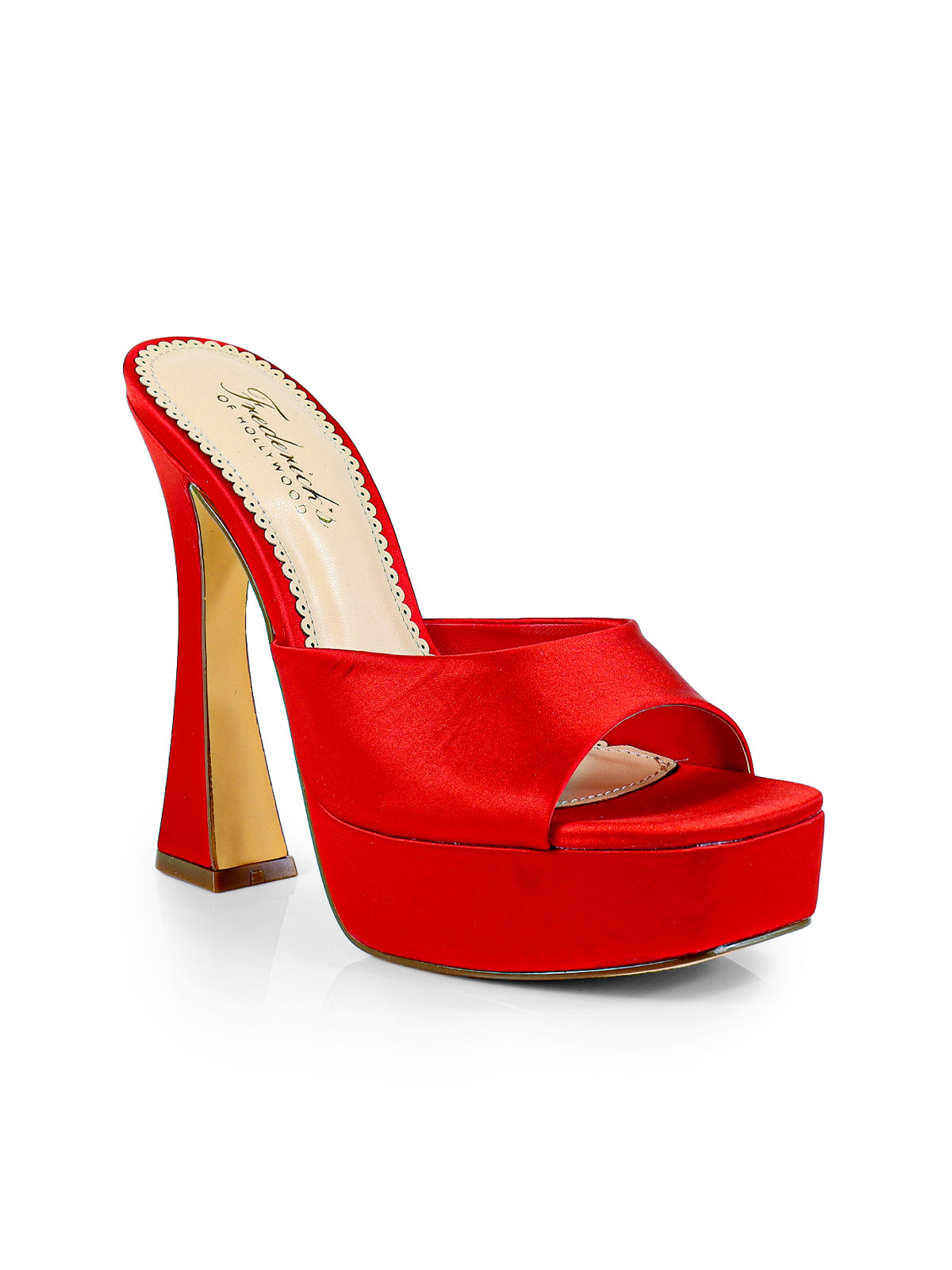Elaina Platform Mule Heel - Red