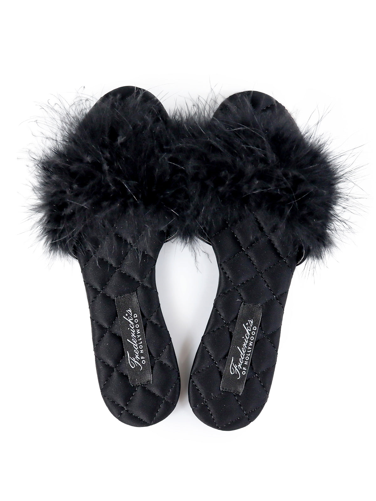 Maxim Feather Flat Sandal - Black