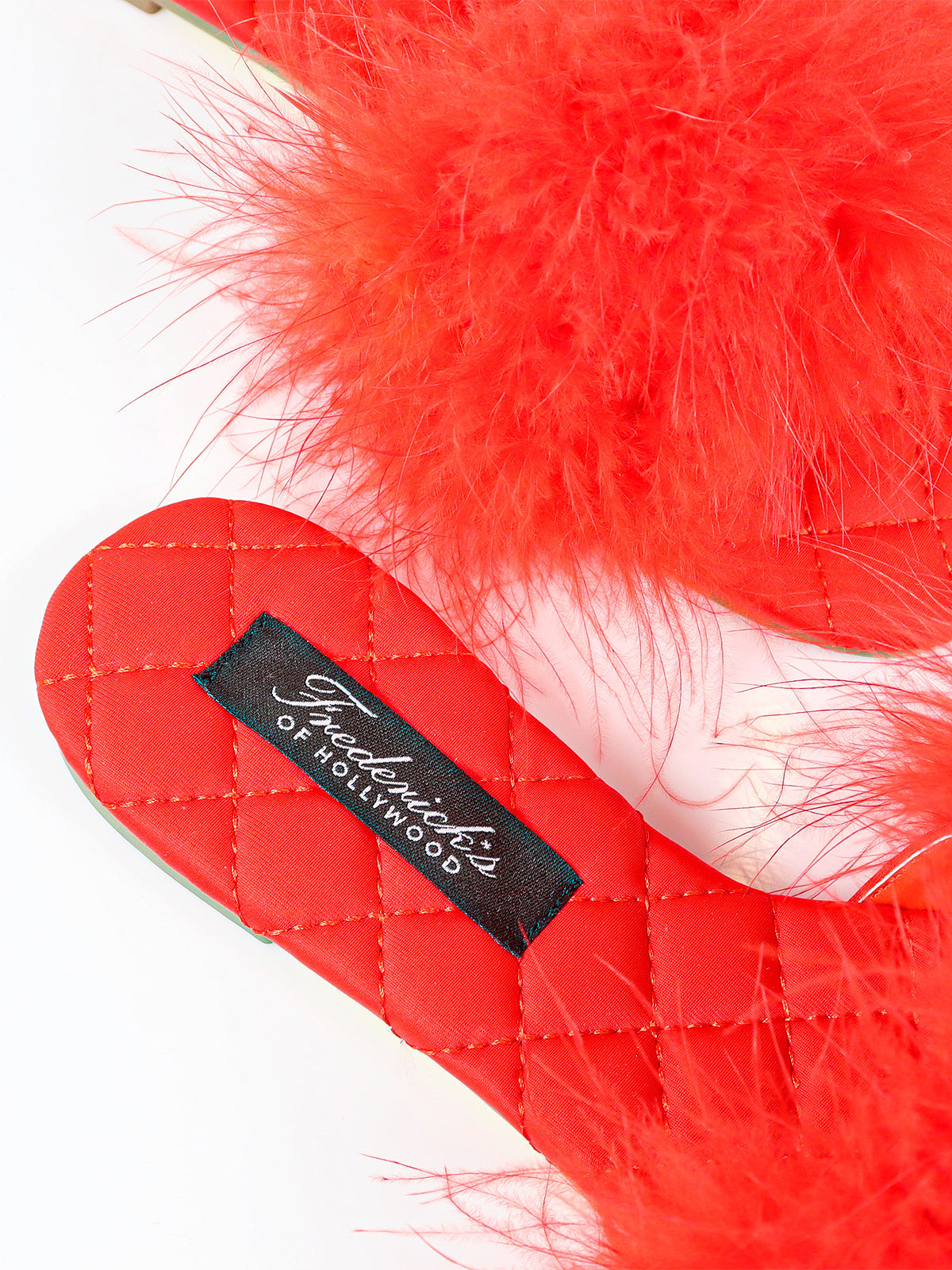 Maxim Feather Flat Sandal - Red