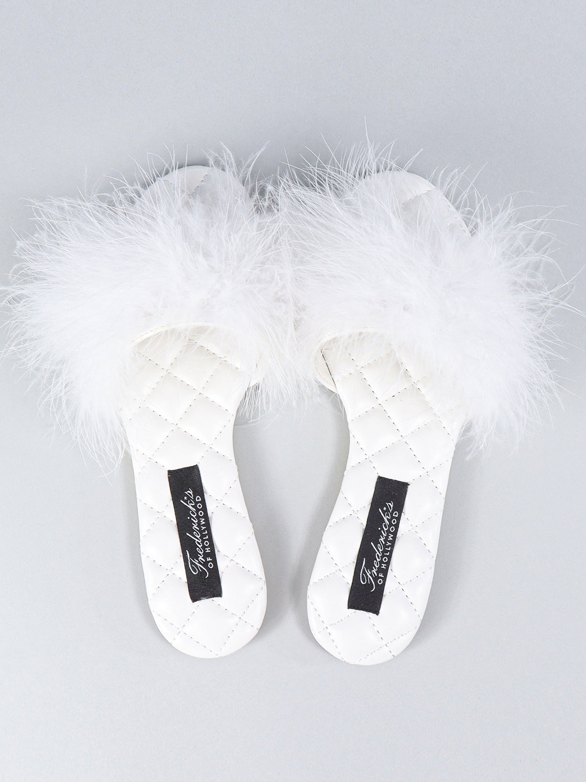 Maxim Feather Flat Sandal - White