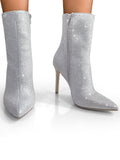 Nadia Rhinestone Booties - Frederick's of Hollywood