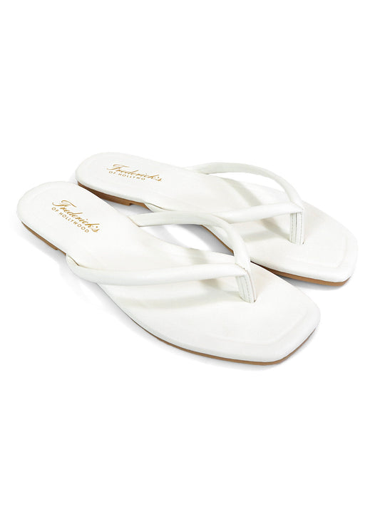 Tallulah Thong Flat Sandal - Frederick's of Hollywood