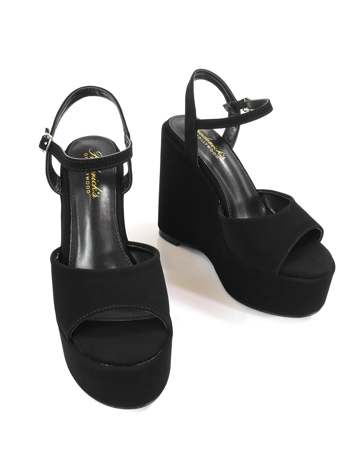 Tony Peep Toe Wedges - Frederick's of Hollywood