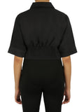 Cropped Corseted Shirt