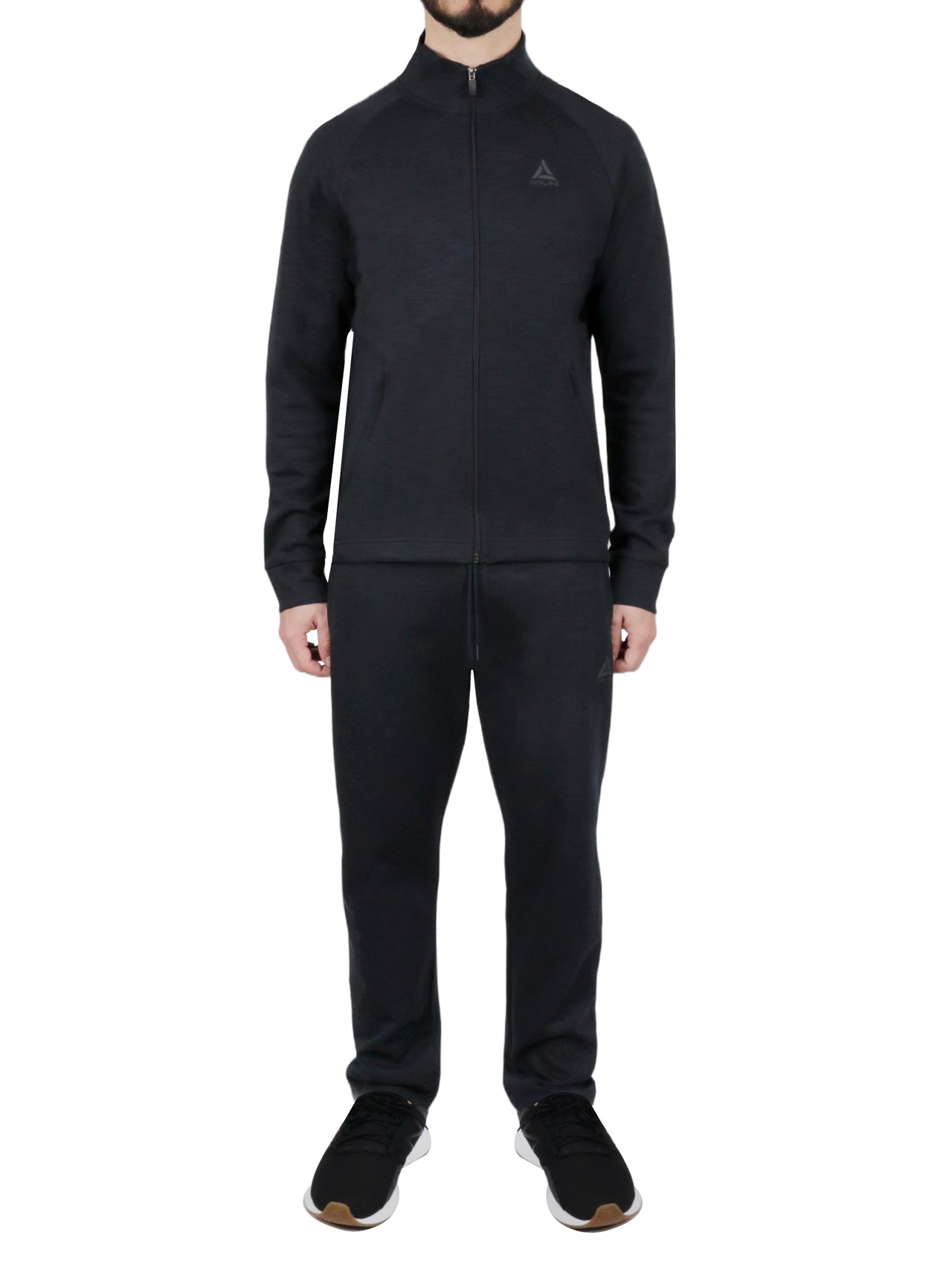 Zipper Tracksuit Set
