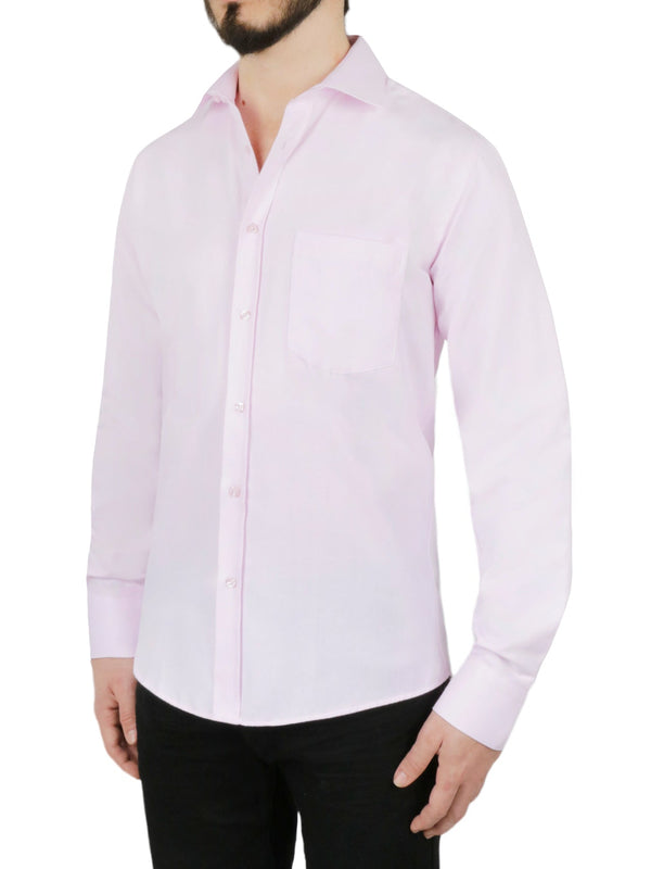 Pink Plaid Dress Shirt