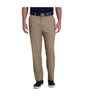  Haggar Men's Cool Right Performance Flex Classic Fit Pant Khaki Heather