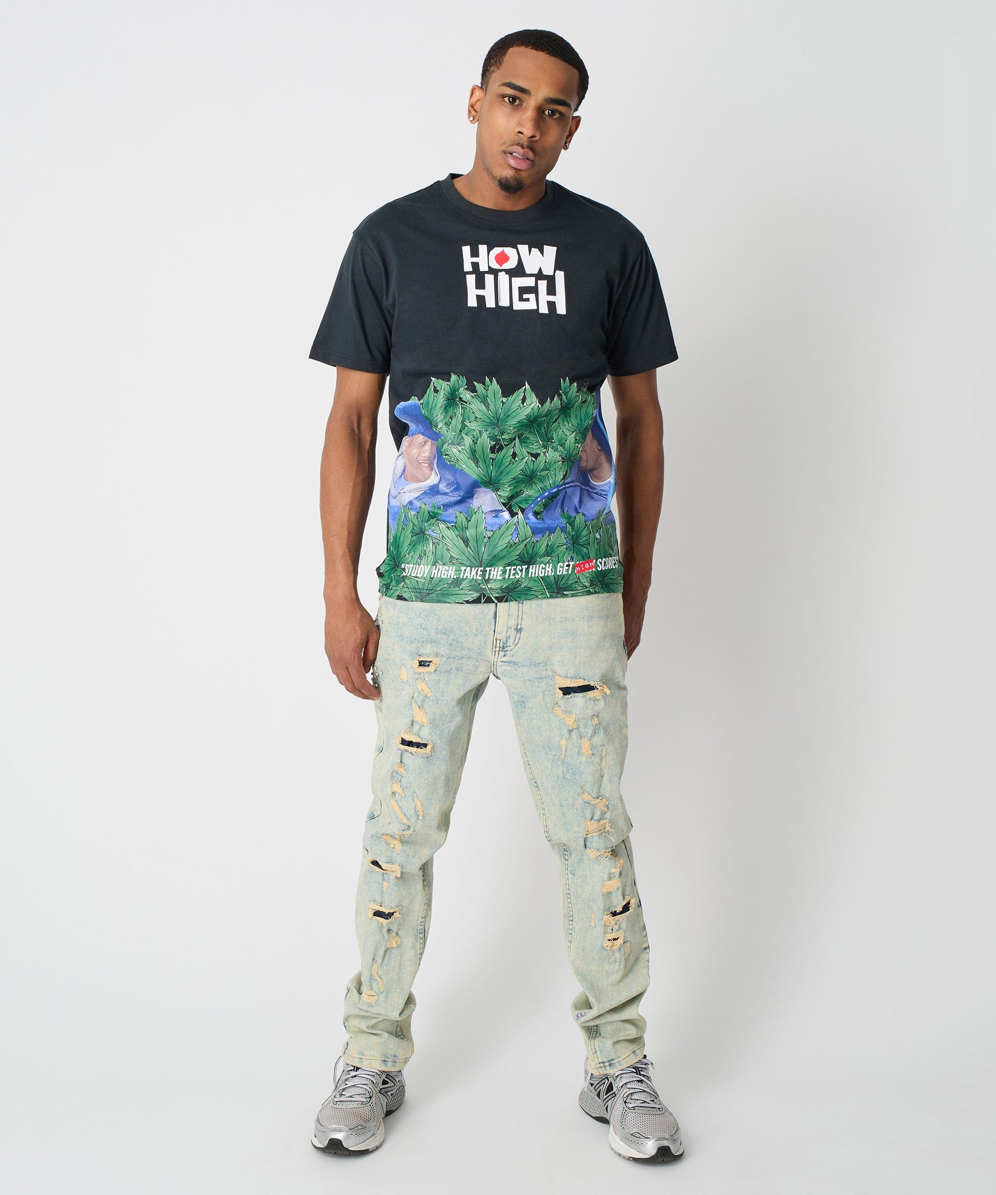 How High Short Sleeve Tee - Black
