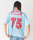Jaws Football Jersey - Light Blue